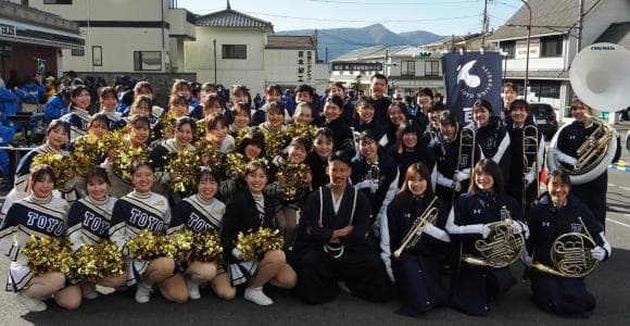 東洋大学應援指導部に聞く応援の魅力　71名の「共鳴」で勝利を後押し