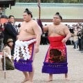 大の里、住吉大社で初の奉納土俵入り「横綱として大阪に帰って来られたのはうれしい」