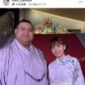 人気力士と結婚６年　杜このみ、おそろいの着物２ショットで夫の誕生日祝福「素敵な旦那様」「ドキドキ」「夫婦仲良し」