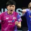 張本智和がサウスポー・宇田幸矢との日本人対決へ　過去戦績はエースが優勢も、世界29位がパワー武器に対抗なるか【WTTチャンピオンズ重慶】