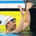 【競泳】日本代表最年長の鈴木聡美が１分５秒60で優勝、代表派遣標準も突破　女子100平泳ぎ